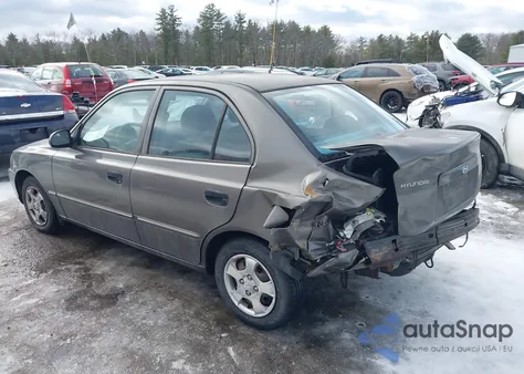 2001 Hyundai Accent Gl z USA, uszkodzony, nr VIN KMHCG45C01U250671